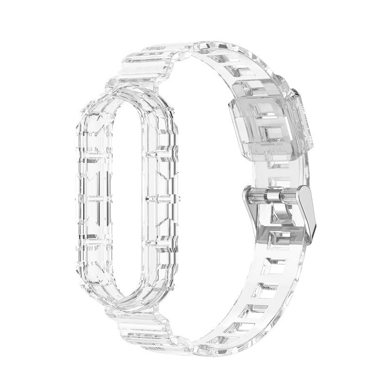 Transparent TPU Watchband Strap Integrated Wristband Replacement for Xiaomi Band 5 6 Transparent TPU Watchband Strap Integrated Wristband Replacement for Xiaomi Band 5 6